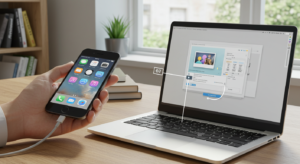 Transfer photos from iPhone to laptop